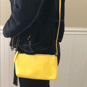 Small yellow Kate Spade Bag